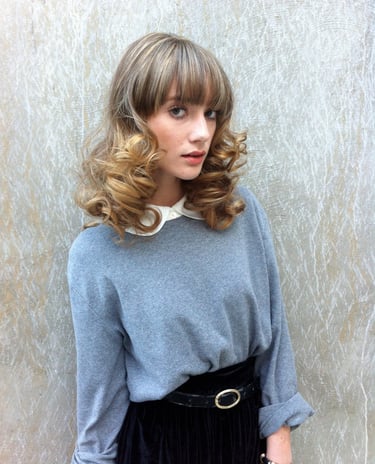 Haircut and highlights