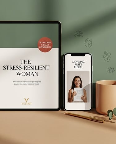 a tablet with a tablet and a cup of coffee