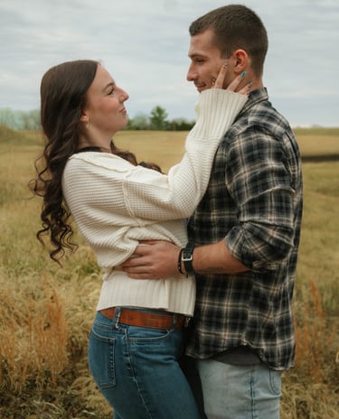 documentary style couples engagement session at crockett park, northern virginia