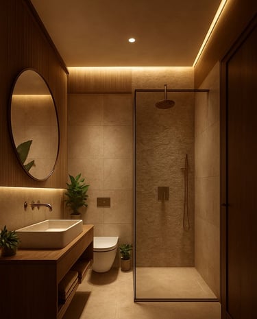 alçıpan asma tavan ile tamamlanmış tavan görünümü