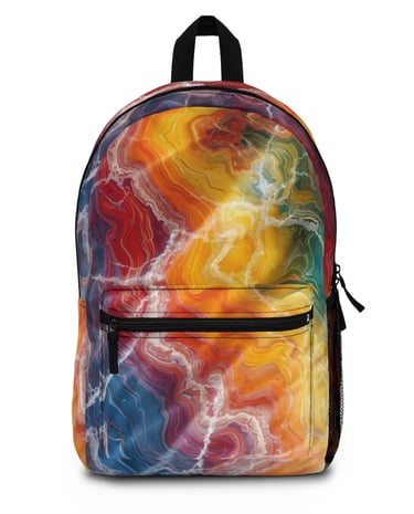 colorful backpack