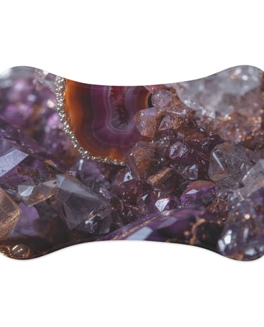 purple crystal mat