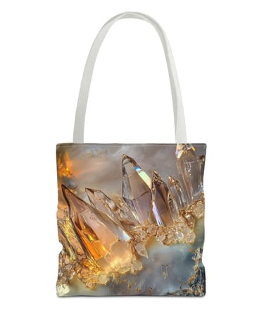 crystal tote bag