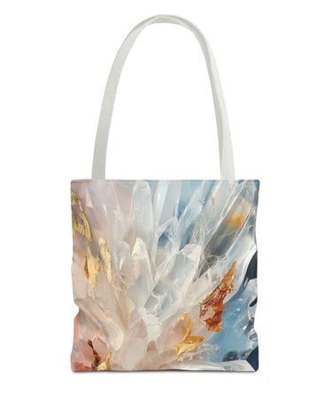 crystal tote bag