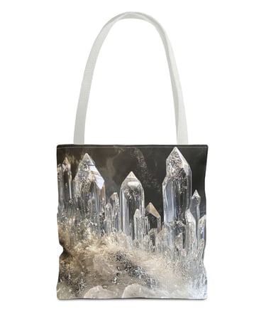 crystal tote bag
