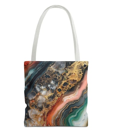 marble tote bag