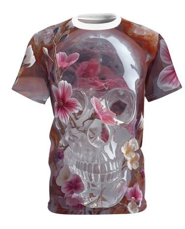 pink crystal skull t-shirt