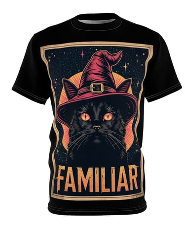 familiar cat t-shirt