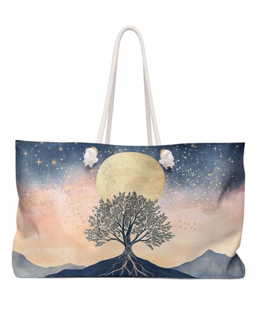 tree of life weekender bag