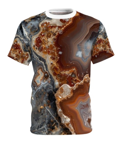 grey brown agate t-shirt