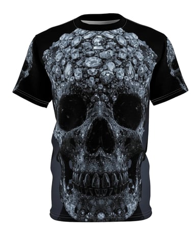 gothic crystal skull t-shirt