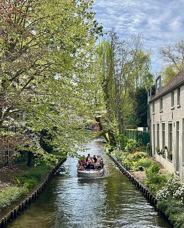 Balade en bateau sur les canaux de Bruges