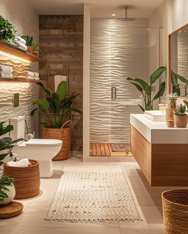 estetik ve işlevsel banyo dekorasyonu