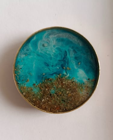 Beach fridge Magnet