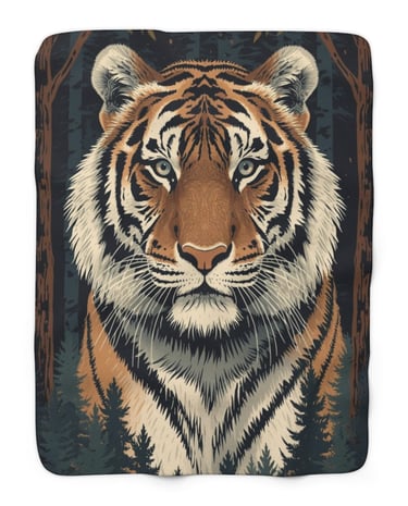 tiger blanket