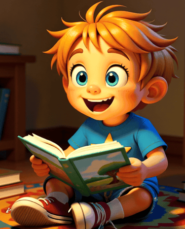 Alvey Starr reading a book sitting down alveystarr.com