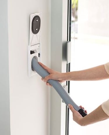 Prise d'aspiration centralisée Duovac Système Rétractable