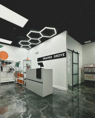 Lobby of Orange Grove Tattoo