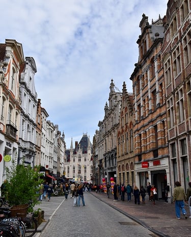 Rue menant à la Grand-Place de Bruges