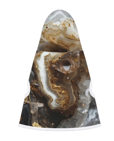 brown marble pet hoodie