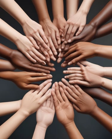 Digital product icons adorned with glitter and rose gold highlights on a white background.