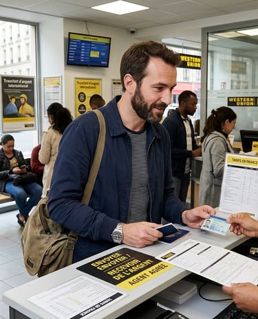 Client satisfait AGENCE POUR faire un retrait de son argent werstern union