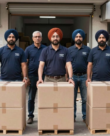 Professional team of packers and movers in Chandigarh providing relocation services