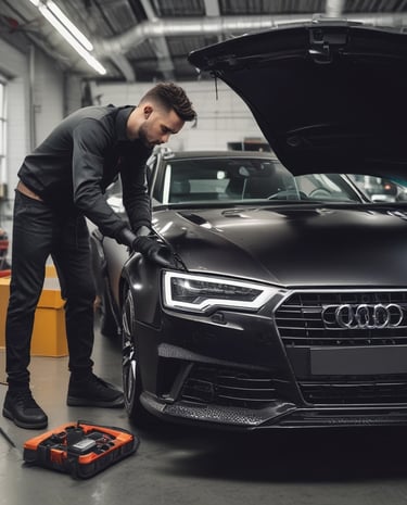 A satisfied customer enjoying a clean space.