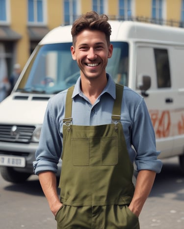 Friendly Proxi Artisans team member explaining repair options to a homeowner in Île-de-France.