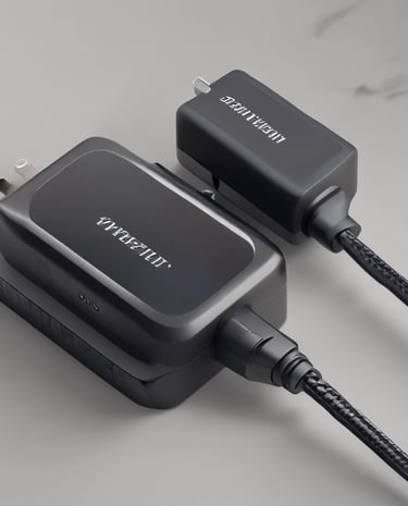 Fitness equipment and lifestyle accessories neatly arranged on a clean surface.