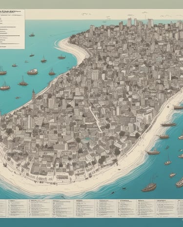 A map of Mozambique highlighting areas with available verified properties on mavela.