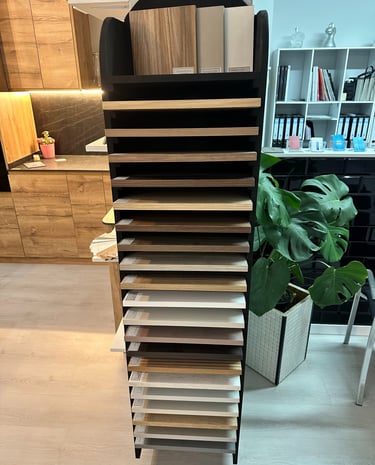 Material para reformas en tienda de L'Arc
