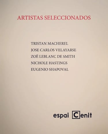 Convocatoria OPEN 2023 - Artistas Seleccionados - Espai Cenit