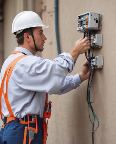 A clean, modern office space showcasing the company’s professional and minimalist design aesthetic.