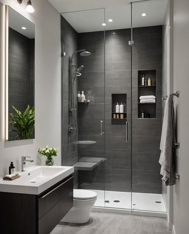 Professional bathroom deep cleaning service in Boca Raton by Cleana Group. Sparkling tiles, sanitized surfaces, and mold-free