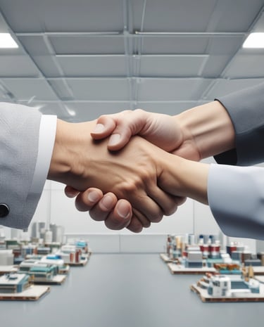 A bustling market scene showcasing various products, representing retail and wholesale opportunities.