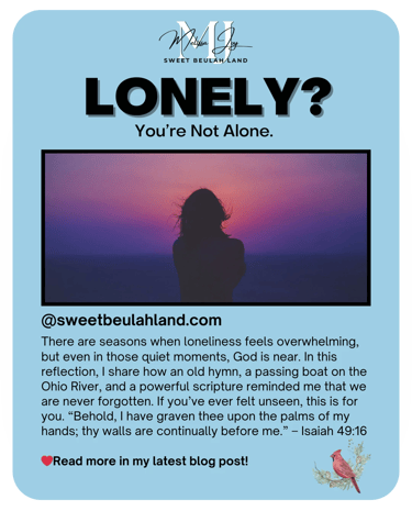 Lonely blog post
