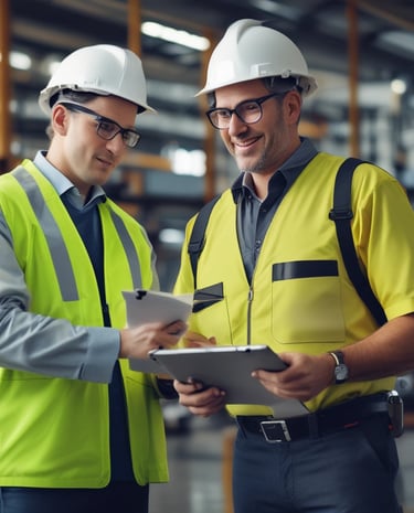A large white industrial truck with "Calex Engineering Co." branding on the side is parked in an outdoor industrial setting. The truck has multiple axles and shiny metal tanks, indicating it may be used for specialized construction or engineering tasks. Additional buildings and equipment are visible in the background under a clear blue sky.