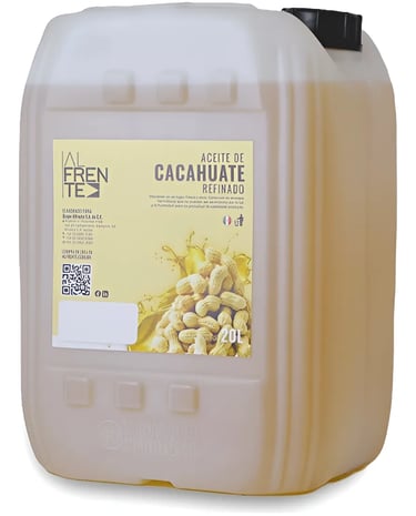 Imagen del aceite de cacahuate refinado 20 litros