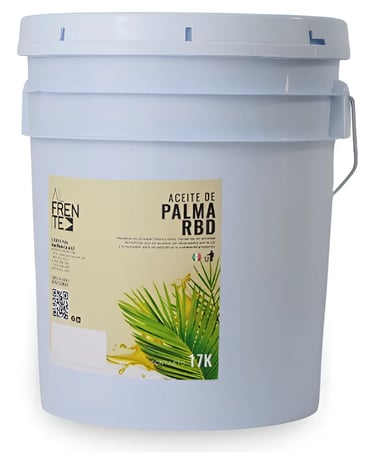 Imagen del Aceite de palma RBD cubeta 19 litros (color amarillo claro)