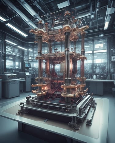 A smiling instructor explaining AI concepts in a well-lit studio, surrounded by AI-related graphics.