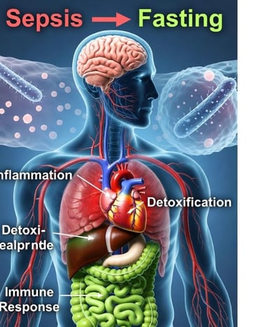 تعرف على العلاقة العلمية بين تسمم الدم (Sepsis) والصيام الطبي، وكيف قد تؤثر التحولات الأيضية وتنشي