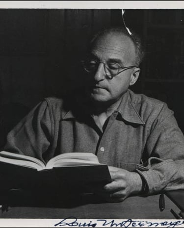 Louis Untermeyer - American Poet/ Writer