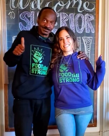 Dr. Greenhand and Sara at Food Strong 2024