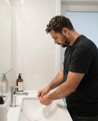 Team of renovation experts discussing plans around a wooden table.