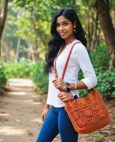 Flat lay of carefully arranged Aurelle accessories and clothing on a minimalist white background.
