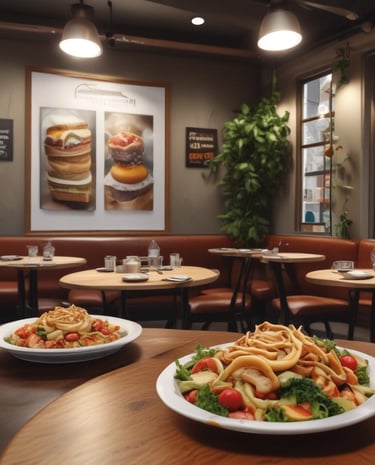 Warm, inviting hotel lobby showcasing modern design and comfortable seating.