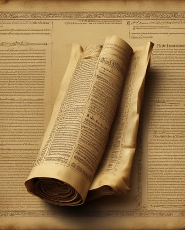 Close-up of a person reading scripture with soft natural lighting.