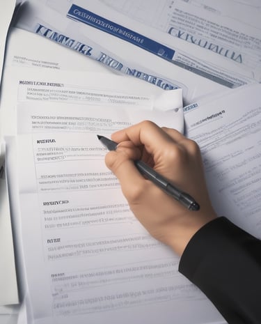 Close-up of hands typing on a laptop with payroll software open.