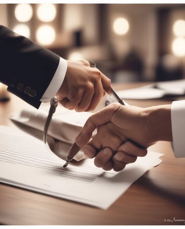 Close-up of a handshake symbolizing trusted partnerships.
